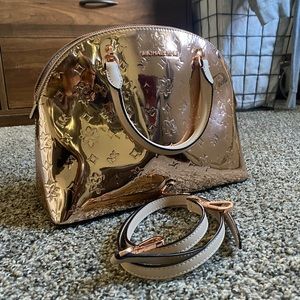 NWOT Rose Gold Michaels Kors Bag